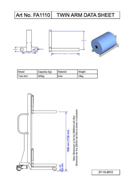 Torros Twin Arm Attachment